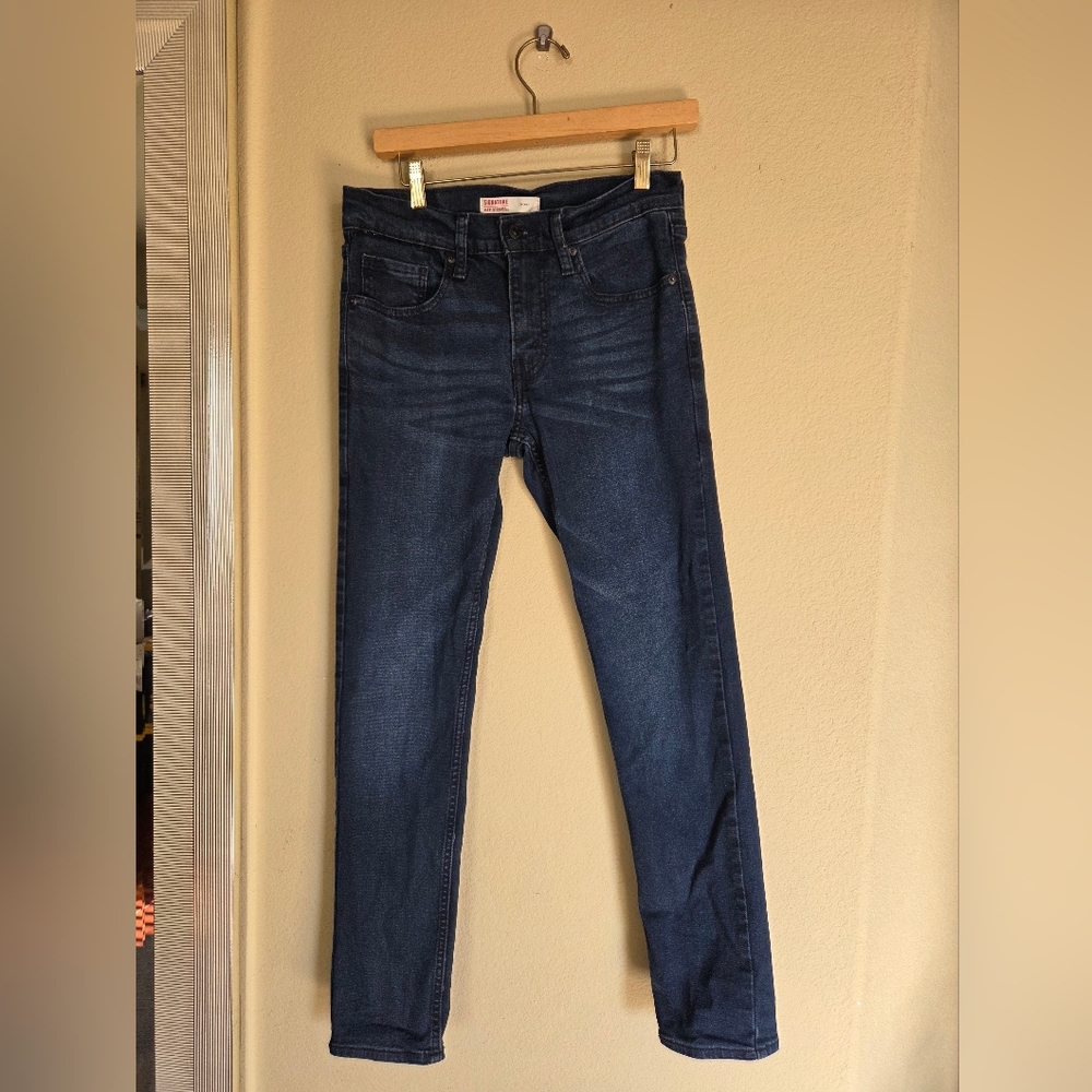 Levis Signature Skinny Jeans Dark Wash